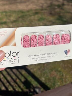 HTF RARE RETIRED Love scene Color street nail polish strips